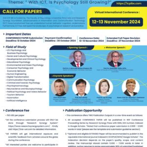 2nd International Conference onPsychology and InterdisciplinaryBehavioral Studies (2nd ICP-IBS)