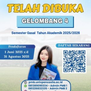 TELAH DIBUKA! GELOMBANG 4 PENDAFTARAN MAHASISWA BARU